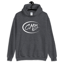 Load image into Gallery viewer, CMB HOODIE- cottonmouth bass left sleeve detail