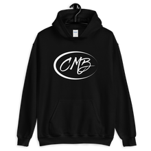 Load image into Gallery viewer, CMB HOODIE- cottonmouth bass left sleeve detail