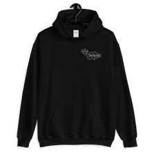 Load image into Gallery viewer, FISH HOODIE- cottonmouth bass sleeve detail