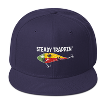 Load image into Gallery viewer, Steady Trappin&#39; Rasta Edition Flat Bill Snapback