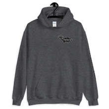 Load image into Gallery viewer, FISH HOODIE- cottonmouth bass sleeve detail