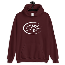 Load image into Gallery viewer, CMB HOODIE- cottonmouth bass left sleeve detail