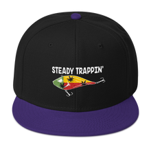Load image into Gallery viewer, Steady Trappin&#39; Rasta Edition Flat Bill Snapback