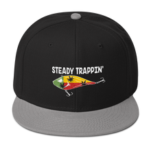 Load image into Gallery viewer, Steady Trappin&#39; Rasta Edition Flat Bill Snapback
