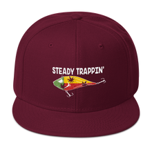Load image into Gallery viewer, Steady Trappin&#39; Rasta Edition Flat Bill Snapback