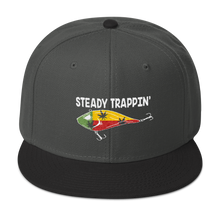 Load image into Gallery viewer, Steady Trappin&#39; Rasta Edition Flat Bill Snapback