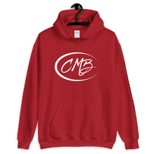 Load image into Gallery viewer, CMB HOODIE- cottonmouth bass left sleeve detail
