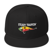 Load image into Gallery viewer, Steady Trappin&#39; Rasta Edition Flat Bill Snapback