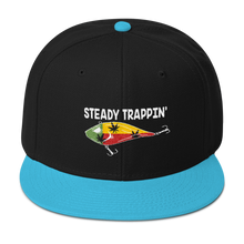 Load image into Gallery viewer, Steady Trappin&#39; Rasta Edition Flat Bill Snapback